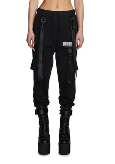 Summer Streetwear Women, Techwear Pants, Bestie Outfits, Platform Combat Boots, Summer Streetwear, Cargo Joggers, Military Inspired, Streetwear Women, Bottom Clothes