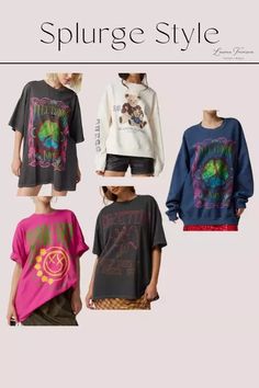 Best band tees ever! Perfect for casual days or for travel #LTKmidsize #LTKstyletip #LTKfindsunder100 Best Graphic Tees, Tall Women, Cool Bands, Circles