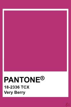 the pantone color is pink and white