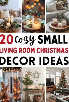 20 cozy small living room christmas decor ideas for the home and family to enjoy this holiday season