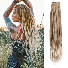 PRICES MAY VARY. Kraler single ended crocheted dreadlock extensions are 100% handmade from synthetic hair in the best quality. Length: 92cm/36inch long. Thickness: 0.6cm/0.2inch wide. Each strand weighs about 3.7 grams Light weight and very soft, no odor, no itch, skin friendly, tight, long lasting, natural looking. Package:20 Dreads/Pack and contains hair accessories and a crochet needle Kraler Dreads are Pre-looped, Affordable,Easy to install,Light weight,Long-lasting,No smell,Soft and does no Single Ended Dreads, Dreads Extensions, Long Dreads, Crochet Dreads, Reggae Style, Crochet Needle, Dread Extensions, Ombre Brown, Dreadlock Extensions