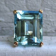 Color: Sea Blue Colored Stone Engagement Rings, Aqua Ring, Princess Diamond Ring, Square Diamond Rings, Simulated Diamond Rings, Emerald Cut Rings, Blue Topaz Stone, Colored Stone, Luxury Rings