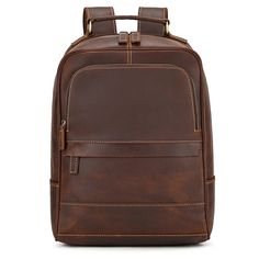 45757909467353 Rectangular Brown Backpack For Daily Use, Brown Large Capacity Backpack For Travel, Brown Softback Shoulder Bag For Back To School, Classic Brown Rectangular Backpack, Back To School Brown Softback Shoulder Bag, Brown Bags With Zipper Closure For Back To School, Brown Backpack For Back To School, Brown Large Capacity School Backpack, Brown Softback Backpack For School