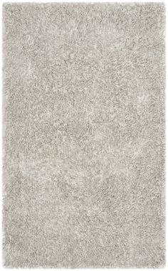 Shimmering with the luster of satin, Toronto shag rugs radiate style and sophistication. A brilliant blend of textured yarns infuse this collection with striking highlights and comforting texture. Hand-tufted using soft synthetic yarns, Toronto shags boast a cushioned feel underfoot and high performance in any room. Now available in smart selection of boho-chic designs.Pile Height: 1.25 inches Light Grey Rug, Solid Area Rugs, Grey Color Palette, Textured Yarn, Contemporary Bedroom Decor, Grey Rug, Light Grey Area Rug, Polyester Rugs, Luminous Colours