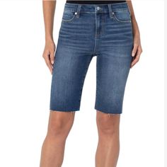 Liverpool The Cruiser 5-Pocket Cut-Off Bermuda Jean Shorts Wash: Myrtle Beach Zip Closure With Button Stretchy! Size 6/28 New With Tags. Retail Price $79 Approximate Measurements: Waist Laying Flat Across 15" Rise 9.5" Inseam 10.5" Length 20" Bundle Your Likes For Savings! Fast Shipping Mid-rise Shorts With Hip Pockets For Spring, Spring Mid-rise Shorts With Hip Pockets, Casual Mid-rise Bermuda Shorts With Frayed Hem, Spring Mid-rise Dark Wash Bermuda Shorts, Medium Wash Short Leg Bottoms With Pockets, Casual Dark Wash Mid-rise Bermuda Shorts, Medium Wash Bermuda Shorts With Pockets, Mid-rise Denim Bermuda Shorts With Pockets, Spring Mid-rise Bermuda Shorts With Pockets