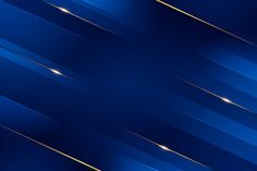 an abstract blue background with gold lines