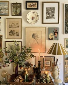 Girlie Apartment, Cottagecore Interior Design, Buffet Styling, Cottagecore Interior, Pastel Wall Decor, Cottagecore Home, Eclectic Gallery Wall, Dark Academia Decor, Budget Home Decorating