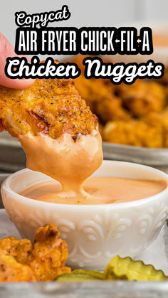 You can skip the drive-thru and recreate these fan-favorite Air Fryer Copycat Chick-fil-A Chicken Nuggets at home with your air fryer! This recipe brings you all the flavor and crunch of the original, but with a homemade twist that’s healthier and just as satisfying.