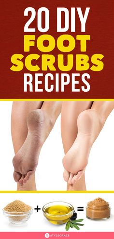 Diy Foot Scrub Recipes, Homemade Foot Cream, Scrubs Recipes, Foot Scrub Recipe, Homemade Foot Scrub, Diy Foot Soak, Foot Soak Recipe, Diy Pedicure, Pedicure At Home