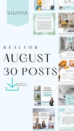 the realtor august 30 posts are here