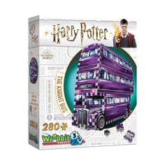 the lego harry potter bus is in its box