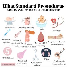 what standard procedure are baby after birth?