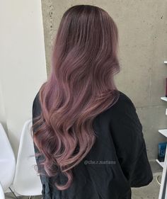 Pink Hair Without Bleach, Pink Hair Dark, Ashy Pink, Lavender Grey Hair, Ulzzang Hair, Red Hair Inspiration, Hair Color Underneath