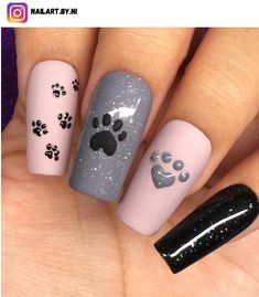 Animal Nail Designs, Nail Art Easy, Nail Art Inspo