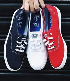 Keds Outfit, Keds Tennis Shoes, Red Keds, Champion Sneakers, Keds Style, Keds Sneakers, Keds Champion, Casual Sneakers Women, Footwear Design Women