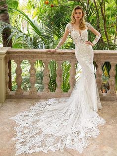 Enzoani Wedding Dress Enzoani Style: Rosalie Enzoani Wedding Dress, Essense Of Australia, Long Sleeve Wedding Dress, Fit And Flare Wedding Dress, Romantic Wedding Dresses, Brighton And Hove, Backless Wedding, Evening Dresses For Weddings, Allure Bridal