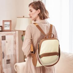 Garbutt Convertible Vegan Leather Mini Backpack Purse For Women | CLUCI Trendy Faux Leather Backpack For School, Casual Leather Backpack For On-the-go, Beige Satchel Backpack With Large Capacity, Chic Large Capacity Beige Backpack, Casual Faux Leather Backpack For School, Casual Faux Leather School Backpack, Large Capacity Beige Leather Backpack, Beige Leather Shoulder Backpack With Large Capacity, Casual Faux Leather Backpack For Travel