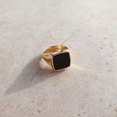 Black Onyx Ring in Alloy or Silver, 5 Carat Black Onyx Signet Ring, Silver Signet Ring for Men, Cushion Cut Black Onyx Ring Stone Name- Black Onyx Stone Color- Black Stone Shape- Cushion Mix Stone Weight- 5 Carat Gemstone Natural- Yes Gemstone Certified- Yes Ring Metal- Yellow Alloy or 925 Sterling Silver ☆ Customization ☆ We accept and make custom orders as per the customer's requirement. For any Custom order you can contact us and share your details we can make your order as per your choices. ☆ Shipping ☆ After making the product, we provide worldwide shipping free of cost. We use USPS, UPS, Skynet, and Aramax. USPS takes 1 to 30 days, UPS takes 1 to 10 Days, Skynet takes 1 to 15 Days, and Aramax takes 1 to 15 to deliver. ☆ SSGJewelryco ☆ A reliable store for gemstone, and rudraksha jewe Signet Rings Women Vintage Silver, Luxury Black Tarnish-resistant Ring, Luxury Black Signet Ring Tarnish Resistant, Black Enamel Ring With Polished Finish For Formal Occasions, Black Tarnish Resistant Signet Ring For Formal Occasions, Formal Black Enamel Ring With Polished Finish, Formal Black Tarnish-resistant Signet Ring, Gold Onyx Rings With Polished Finish, Modern Black Tarnish Resistant Signet Ring