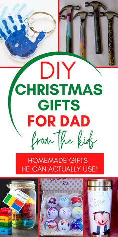 christmas gifts for dad from the kids to homemade gifts he can actually use with them