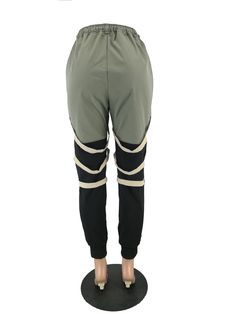 Women High Waist Pocket Pants Khaki Athleisure Bottoms For Spring, Sporty Khaki Trousers, Sporty Khaki Pants For Fall, Khaki Athleisure Bottoms With Pockets, Sporty Khaki Tapered Leg Bottoms, Yellow Long Sleeve Dress, Camo Cargo Pants, Vintage Summer Dresses, Drawstring Jogger