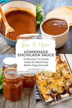 how to make homemade enchilada sauce in minutes or less