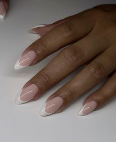 Curve French Tip Nails, Acrylic Nail White, French Nails Stiletto, Nail White French, Yellow French Tips, Nagel Inspiration, French Tip Short, Drippy Nails, Oval Nails Designs