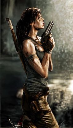 Lara Croft, A Man