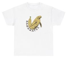 Bananatee Meme T Shirt Funny Banana Manantee Combo Ironic Gen Z Humor Cute Tee Gen Z Humor, Funny Banana, Meme Tshirts, How To Iron Clothes, Great Conversation Starters, Gen Z, Funny Tees