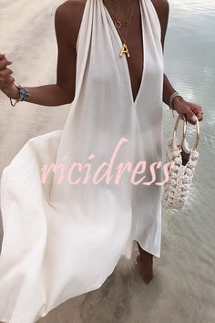 Summer Uniform, Goddess Dress, Beach Maxi Dress, Backless Maxi Dresses, Jean Accessories, Midi Dress Party, Leather Fringe, Wanderlust Travel, Leather Tassel