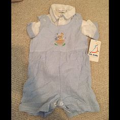 Authentic B.T. Kids 2 Piece Boys 12 Months Nwt $25 Cute Blue Sets For Playdate, Fitted Casual Sets For Playdate, Cute Cotton Sets For Daycare, Blue Cotton Playdate Sets, Lucky Brand Outfits, Plaid Set, Light Pink Tops, Baby Halloween Outfits, Boy 12 Month Pajamas