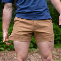 The Staples 4" Dark Khaki (Stretch Shorts) | Chubbies Dark Khaki, Sweat Shorts, Stretch Shorts, Color Shorts, Sport Shorts, Swim Trunks, Bermuda Shorts, Mens Short, Casual Shorts