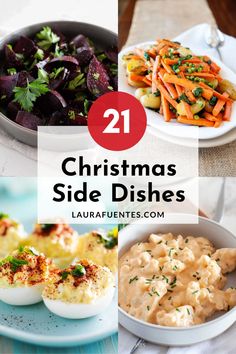 delicious Christmas side dish ideas Make Ahead Side Dishes, Easy Christmas Side Dishes, Side Dishes For A Crowd, Christmas Dinner Side Dishes, Roasted Carrots And Parsnips, Christmas Side Dish Recipes