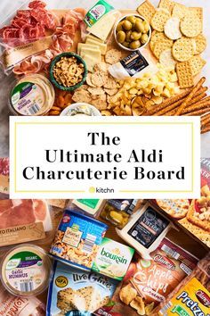 the ultimate adj charcuterie board with cheese, crackers and meats