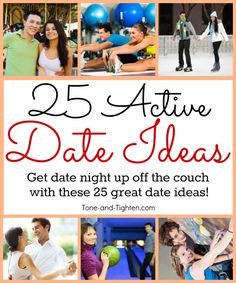 25 Active Date Ideas on Tone-and-Tighten.com - great for a budget too! Active Date Ideas, Great Date Ideas, Dating Again, Dating After Divorce, Romantic Dates, Dating Memes, Dating Profile