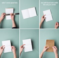 how to make an origami book with paper and scissors step - by - step instructions