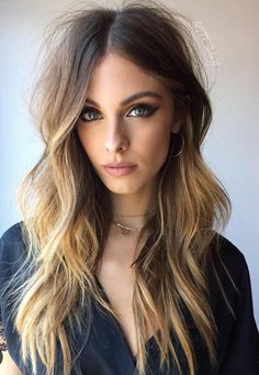 Blond Ombre Hair, Hair Color Brown Chestnut, Hair Color Mahogany, Blond Ombre, Brown Hair Shades, Hair Color Light Brown, Makijaż Smokey Eye, Light Hair Color, Trendy Hair Color