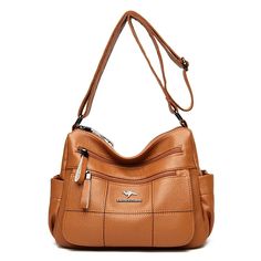 Discover Elegance and Utility Embrace the pinnacle of fashion and function with our Luxury Women's Leather Shoulder Crossbody Bag, a must-have accessory for any style-conscious woman. This beautifully crafted handbag blends timeless design with modern practicality, perfect for elevating both casual and formal outfits. Product Features Material: Crafted from high-quality microfiber synthetic leather, offering durability and a luxurious feel. Lining: Smooth polyester interior, designed for long-la Luxury Crossbody Bucket Bag With Adjustable Strap, Luxury Shoulder Bag With Adjustable Strap In Bucket Shape, Luxury Bucket Shoulder Bag With Adjustable Strap, Luxury Timeless Crossbody Bucket Bag, Luxury Bucket Shoulder Bag With Single Compartment, Luxury Bucket Shoulder Bag With Main Compartment, Luxury Timeless Bag With Multiple Compartments, Luxury Functional Shoulder Bag With Single Compartment, Luxury Formal Bags With Single Compartment