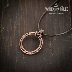 Unique Wire Wrapped copper pendant. This copper pendant was tarnished to create beautiful contrast and highlight textured part of the metal. This copper necklace comes with brown waxed cotton cord which has adjustable sliding knot and it can easily be adjusted to your preferred length. All my jewelry is carefully packed and comes with gift box. So it ready for gift giving, whether it is a gift for you or someone special. -- Shipping: All my jewelry comes with Free Shipping worldwide. Tracking nu Men’s Wire Wrapped Jewelry, Wire Wrapped Jewelry For Men, Copper Pendant Necklace, Mens Wire Wrapped Jewelry, Nickel Free Copper Wire Necklace With Round Pendant, Hand Forged Copper Round Pendant Necklace, Hand Forged Brown Metal Necklace, Brown Hammered Jewelry As A Gift, Hammered Brown Jewelry For Gift