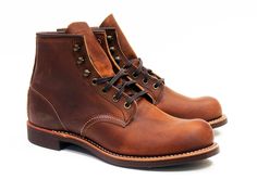 red wing heritage blacksmith 2959 copper rough and tough Bike Boots, Cool Boots, Red Wings