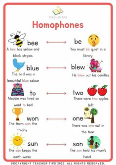 homos worksheet with pictures and words to help students learn the english language