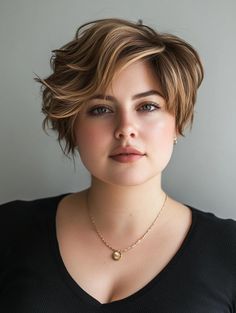 Best Short Hairstyles for Chubby Faces: Flattering Cuts for a Slimmer Look Pixie Hair Wedding, Chubby Haircut, Future Hairstyles, Chubby Face, Best Short Hairstyles, Chemo Hair