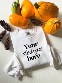 Save BIG and purchase the WHOLE SHOP BUNDLE: https://etsy.me/3V3MDiS  This will give you exclusive access to ALL current and future mockups! One time payment/lifetime access! Price will go up as number of mockups increases. New mockups are added weekly.  Simple, clean, minimalist sweatshirt mockup for your designs!  DETAILS - This image is for the Gildan 18000 Sweatshirt - You will instantly receive a high resolution digital jpg image free of branding  THINGS TO KNOW - You are free to use and mo White Branding Sweater For Fall, White Branded Sweater For Fall, Fall Crew Neck Sweater With Branding, White Branded Tops For Fall, Minimalist Sweatshirt, Pumpkin Sweatshirt, Comfort Colors Tshirt, Pumpkin Sweatshirts, Halloween Tote Bag