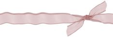 a pink ribbon with a bow on it