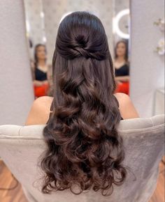 Bridesmaid Hairstyle, Cute Prom Hairstyles, Hair Styels, Formal Hairstyles For Long Hair, Simple Prom Hair, Bridesmaid Hair Makeup, Quince Hairstyles, Graduation Hairstyles, Hairstyles For Layered Hair