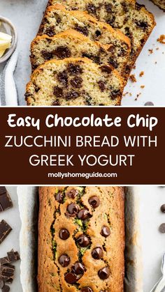 Indulge in the perfect balance of flavors with this delicious chocolate chip zucchini bread recipe that includes greek yogurt. The moistness of the bread from the zucchini pairs perfectly with the richness of chocolate chips, while greek yogurt adds a delightful tanginess. This recipe is a great way to sneak some veggies into your dessert while satisfying your sweet tooth at the same time. Enjoy a slice as a snack or dessert, and watch it disappear quickly!