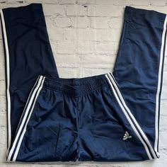 Adidas Essentials 3s Regular Fit Tricot Pant New With Tag, Never Worn. 1- A-1/2/6 #Tds162p Pants Adidas, Adidas Blue, Adidas Pants, Blue Adidas, Adidas Men, Mens Pants, Color Blue, Sweatpants, Man Shop