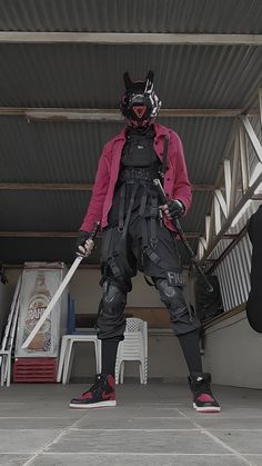 Red And Black Cyberpunk Outfit, Cool Cyberpunk Outfits, Cybertech Outfits, Techno Punk Fashion, Cyberpunk Outfit Male Neon, Cyberpunk Thief, Techwear Reference, Urbex Outfit, Cute Techwear