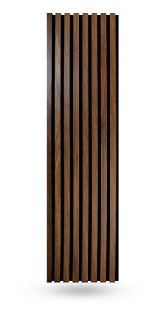 product picture showcasing Antique Oak Acoustic Slat Panels, featuring a warm brown hue and elegant design. Perfect for enhancing both the aesthetic appeal and acoustic Soundproofing Panels, Brown Accent Wall, Soundproofing Walls, Apartments Interior, Cladding Materials, Wood Cladding, Oak Panels, Acoustic Wall Panels, Linear Design