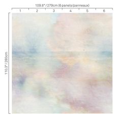 Watercolor Abstract Wall Mural in Pastel Multi Watercolor Wash Wallpaper, Ombre Watercolor Wallpaper, Pastel Modern Wallpaper, Mural Texture, Abstract Wall Mural, Watercolor Mural, Transitional Contemporary, Morning Mist, Pink Green Yellow