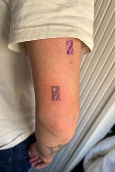 handpoked elbow Japanese scenery painting tattoo grey wash ink black small tiny dainty Small Box Tattoo, Ornamental Stick And Poke, Colorful Stick And Poke, Abstract Stick And Poke, Hand Tattoos Stick And Poke, Tattoos Stick And Poke, Skin Doodles, Poked Tattoo